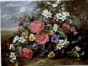 unknow artist Floral, beautiful classical still life of flowers.080 oil painting on canvas